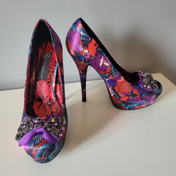 Iron Fist Shoes - Iron Fist For Just Fabulous Havana Breeze Platforms, VGUC, Size 8